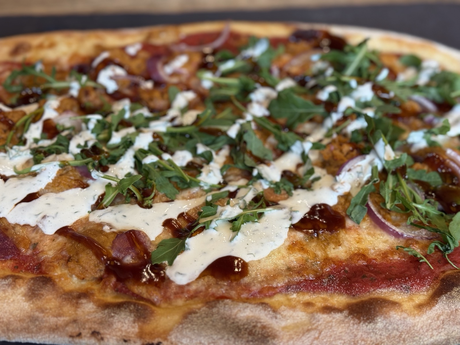 Wood-fired pizza at Vijfhoek